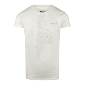 T-SHIRT BIANCO LEOPARDO